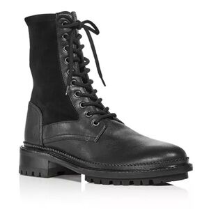 Aquatalia Orianna weatherproof combat boots